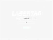 Tablet Screenshot of lasertag-wuerzburg.com